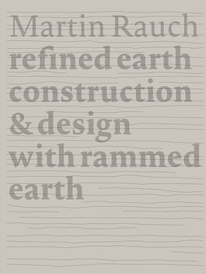 cover image of Martin Rauch Refined Earth
